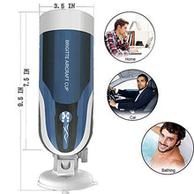 Load image into Gallery viewer, Male Masturbators Cup Vibration,Male Sex Toys Crystal Masturbator Stroker Transparent Sex Sleeve Pocket Pussy Adult Sex Toys for Male Masturbation