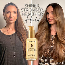 Load image into Gallery viewer, L'ANZA Keratin Hair Treatment Healing Oil, Abyssinian Flower Oil, 3.4 Fl Oz