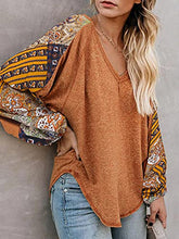 Load image into Gallery viewer, Beyove Work Blouses for Women 2022 Comfort Colors Top Long Sleeve Shirt Brown