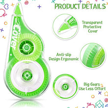 Load image into Gallery viewer, 12 Pieces Correction Tape White Out Tape Eraser Colourful Correction Tape Easy to Use Applicator for Instant Correction for Students School Stationery Office Supplies,12 m x 5 mm (39.3 ft x 0.2 Inch)