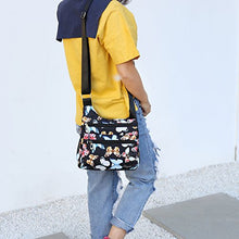 Load image into Gallery viewer, STUOYE Nylon Multi-Pocket Crossbody Purse Bags for Women Travel Shoulder Bag (1901 Lily)