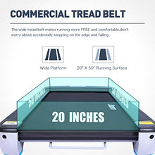 Load image into Gallery viewer, Folding Treadmill Electric Motorized Running Machine 20'' Wide Tread Belt w/Incline LCD Display and Cup Holder Easy Assembly