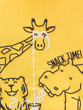 Load image into Gallery viewer, Simple Joys by Carter's Toddler Boys' 4-Piece Pajama Set (Short-Sleeve Poly Top & Fleece Bottom), Animal/Trucks, 5T