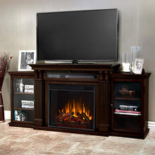 Load image into Gallery viewer, Real Flame Calie Electric Media Fireplace, Large, Dark Walnut