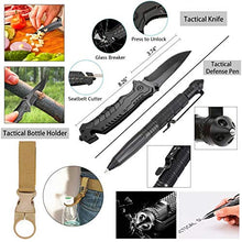 Load image into Gallery viewer, Emergency Survival Kit 37 in 1, Survival Gear Tool Kit SOS Survival Tool Emergency Blanket Tactical Pen Flashlight Pliers Wire Saw for Wilderness Camping Hiking First Aid Survival Kit for Earthquake