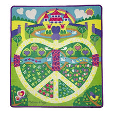 Load image into Gallery viewer, Melissa & Doug Magical Kingdom Activity Rug Play Set – 4 Wooden Play Pieces