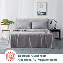 Load image into Gallery viewer, King Size 6-Piece Bed Sheets Set Microfiber 1800 Thread Count Percale 16 Inch Deep Pockets Super Soft and Comforterble Wrinkle Fade and Hypoallergenic(King,Grey)