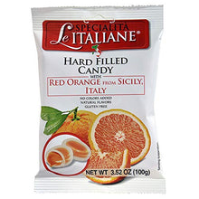 Load image into Gallery viewer, Serra Le Italiane, Italian Natural Hard Candy Filled With Red Orange From Sicily Italy, 3.5 Ounce