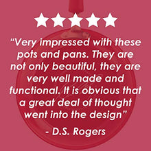 Load image into Gallery viewer, Rachael Ray Brights Sauce Pot/Saucepot with Steamer Insert, 3 Quart, Red Gradient