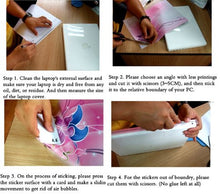 Load image into Gallery viewer, Pink Butterfly11.6 13 13.3 14 15 15.6 inches Netbook Laptop Skin Sticker Reusable Protector Cover Decal FY-NEK-009