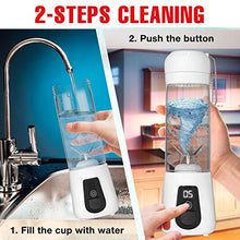 Load image into Gallery viewer, Portable Blender Lacomri – Powerful Crusher for Frozen Fruits and Veggies – Travel Blender – Cordless Blender – Portable Blender USB Rechargeable – Personal Blender – Mini Blender with Stainless-Steel Blades – Ideal for Healthy Juices and Smoothies