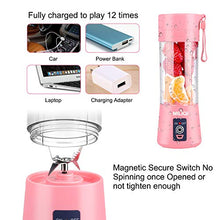 Load image into Gallery viewer, Portable Blender, Smoothies Personal Blender Mini Shakes Juicer Cup USB Rechargeable