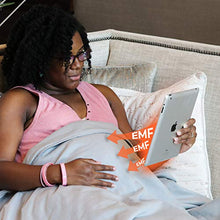 Load image into Gallery viewer, DefenderShield EMF Radiation & 5G Protection Blanket - Universal Organic Bamboo Anti-Radiation Throw Cover for Fertility, Pregnancy, Infants, Babies, Children - Maternity & Baby Blanket (36" x 35")