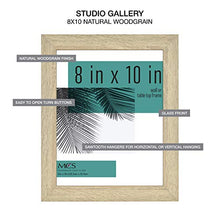 Load image into Gallery viewer, MCS Industries Studio Gallery Frame, Natural Woodgrain, 8 x 10 in, 2 pk