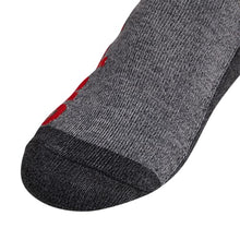 Load image into Gallery viewer, adidas Kids-Boy's/Girl's Superlite No Show Socks (6-Pair), Onix Grey/Black/Scarlet Red , Large