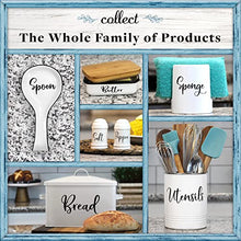 Load image into Gallery viewer, Home Acre Designs Bread Box - Large Farmhouse Decor Style Pantry Organization and Storage Container for Countertop - Rustic Kitchen Decor