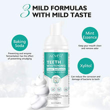 Load image into Gallery viewer, 2Pcs Toothpaste Whitening Foam,Citrus Baking Soda Toothpaste,Ultra-fine Mousse Foam Deeply Cleaning Gums,Stain Removal,Easy to Use, Oral Care-Toothpaste Replacement Natural Mouth Wash Water (2 x 60ml)