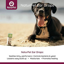 Load image into Gallery viewer, NaturPet Ear Drops for Dogs & Cats | Use for Cleaning, Prior to Swimming, Stinky, Smelly Ears, Itchy Ears | All Natural Herbal Drops 10mL