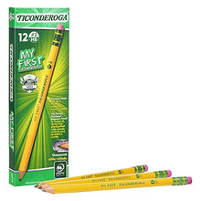 Load image into Gallery viewer, TICONDEROGA My First Primary Size #2 Beginner Pencils 6 Boxes of 12, 72 Pencils Total (33312SP)