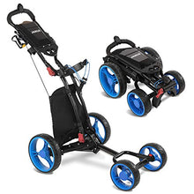 Load image into Gallery viewer, Janus Golf Push Cart, Golf cart for Golf Clubs, Golf Pull cart for Golf Bag, Golf Push carts 4 Wheel Folding, Golf Accessories for Men Women/Kids Practice and Game