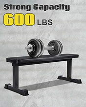 Load image into Gallery viewer, MaxKare Flat Weight Bench Workout Exercise Bench with 42” L x 11.8” W x 2'' T Cushion for Home Gym Fitness Strength Training