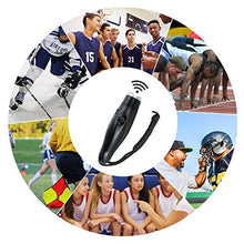 Load image into Gallery viewer, Yukee Electronic Whistles with Lanyard, 3 Tones 120-150DB Coach Referee Whistle, Electric Emergency Lifeguard Whistles for Camping Hiking Kids Safety Whistle
