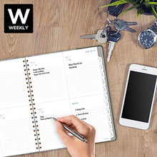 Load image into Gallery viewer, Academic Planner 2021-2022, AT-A-GLANCE Weekly & Monthly Planner, 8-1/2" x 11", Large, for School, Teacher, Student, Signature Collection, Gray Felt (YP905A25)