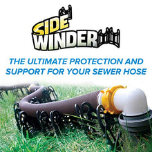Load image into Gallery viewer, Camco 43031 10ft Sidewinder RV Sewer Hose Support, Made From Sturdy Lightweight Plastic, Won't Creep Closed, Holds Hoses In Place, No Need For Straps