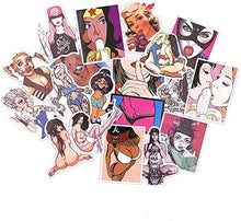 Load image into Gallery viewer, 50 pcs Sexy Women Stickers for Skateboard Graffiti Laptop Luggage Guitar Car Decals