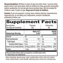 Load image into Gallery viewer, Nature’s Way Vitamin D3, Immune Support, 2000 IU (50 mcg) per Serving, Fruit Flavor, 120 Gummies