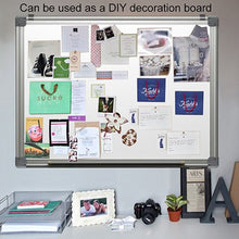 Load image into Gallery viewer, Magnetic White Board 24 x 18 Dry Erase Board Wall Hanging Whiteboard with 3 Dry Erase Pens, 1 Dry Eraser