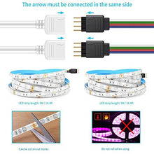 Load image into Gallery viewer, HIKO23 LED Strip Lights, 32.8FT 5m RGB LED Light Strip Color Changing 5050 LED Tape Lights with 44 Key Remote Bar Home Decoration