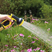 Load image into Gallery viewer, 50ft Garden Hose Expandable Water Hose, 3/4” Solid Brass Fittings & 9 Function Spray Nozzle & Extra Strength Fabric 3-Layers Latex Core, Lightweight Flexible Pocket Hoses for Lawn Plants Car Washing