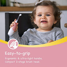 Load image into Gallery viewer, Papablic BabyHandy 2-Stage Sonic Electric Toothbrush for Babies and Toddlers Ages 0-3 Years, Pink