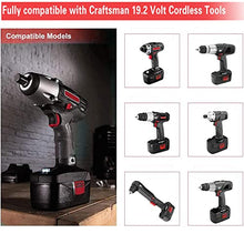 Load image into Gallery viewer, Upgraded 2 Packs C3 Replacement Battery Compatible with Craftsman 19.2 Volt Battery 3.6Ah DieHard 130279005 130279003 315.113753 315.115410 1323903