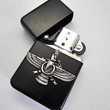 Load image into Gallery viewer, Farvahar Cigarette Lighter Persian Gift Persia Pahlavi Art Faravahar Parsi Farsi