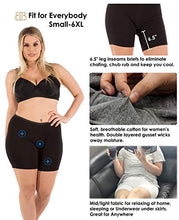 Load image into Gallery viewer, B2BODY Women's Regular & Plus Size Stretch Cotton Long Leg 6.5" Boyshort Briefs (L)