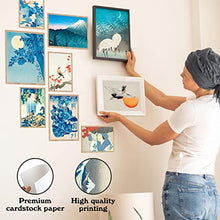 Load image into Gallery viewer, 97 Decor Japanese Wall Art - Japanese Poster - Japanese Room Decor, Japanese Art Prints, The Great Wave Asian Posters, Contemporary Japan Tsunami Pictures for Home Bedroom Decorations (UNFRAMED)