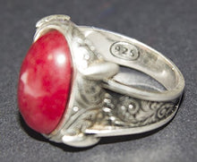 Load image into Gallery viewer, Falcon Jewelry Sterling Silver Men's Ring Handmade, Ruby Natural Gemstone