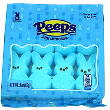 Load image into Gallery viewer, Peep (1 bag) Easter Blue Marshmallow Bunny Candy - 8 Bunnies per Bag - Gluten & Fat Free - 3 oz / 85 g