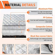 Load image into Gallery viewer, MATCC Car Windshield Snow Cover Frost Guard Winter Windshield Snow Ice Cover Magnetic Edges Car Snow Cover All Weather Fit Most Cars