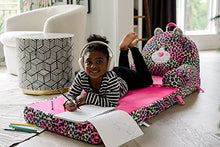 Load image into Gallery viewer, Soft Landing Amazon Exclusive Elite Seats | Compressed Premium Character Sofa Seat & Transformable Fold-Out Lounger with Carrying Handle – Leopard