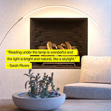 Load image into Gallery viewer, Brightech Sparq - Hanging, LED Arc Floor Lamp - Over The Couch, Contemporary Standing Lamp - Modern, Dimmable Light Arching from Behind The Sofa - Living Room & Office Pole Lamp