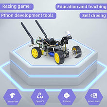Load image into Gallery viewer, XiaoR Geek AI Racing Robot Kit Donkey Car Starter Kit Powered by Jetson Nano Deep Learning Self Driving Platform for Small Scale Cars Jetson Nano AI Smart Robot Car(Upgraded Version)
