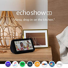 Load image into Gallery viewer, Echo Show 5 -- Smart display with Alexa – stay connected with video calling - Charcoal