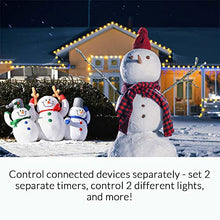 Load image into Gallery viewer, D-Link Wi-Fi Smart Outdoor Plug with 2 Outlets and 1 USB Port, No Hub Required, Works with Google Assistant (DSP-W320-US) , Black