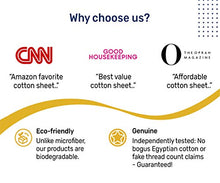 Load image into Gallery viewer, California Design Den 400-Thread-Count Twin XL Sheets, 100% Cotton, Blue Color 3 Piece Bedding Set, Sateen Weave Bed Sheet for Kids, Teens & Adult Beds Includes Fitted Sheet, Flat Sheet and Pillowcase