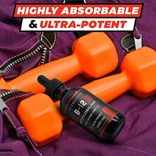 Load image into Gallery viewer, VITBOOST Vegan Liquid B12 Drops – 60 x 5000 mcg Extra Strength Raspberry Flavored Vit B12 Supplement & VITBOOST Extra Strength Vegan 200mg Organic Elderberry Syrup Kids & Adults Antioxidant Supplement