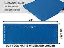 Load image into Gallery viewer, Clever Yoga Mat Exercise Mats and Workout Mats For Home Gym Studio Foam Mat Non Slip (Gray)