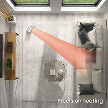 Load image into Gallery viewer, Pro Breeze Space Heater – 1500W Electric Heater with 3 Operating Modes and Adjustable Thermostat - Room Heater for Bedroom, Home, Office and Under Desk - White